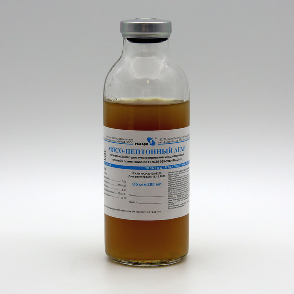 Мясопептонный агар, 200 мл